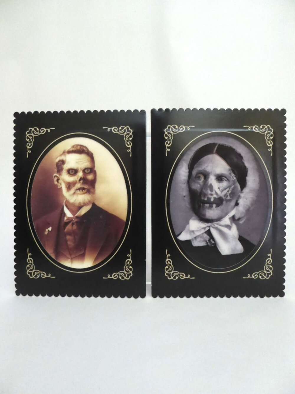 NEW 5 x 7 GOTHIC HALLOWEEN HORROR CREEPY SCARY LENTICULAR 3D CHANGING PORTRAITS